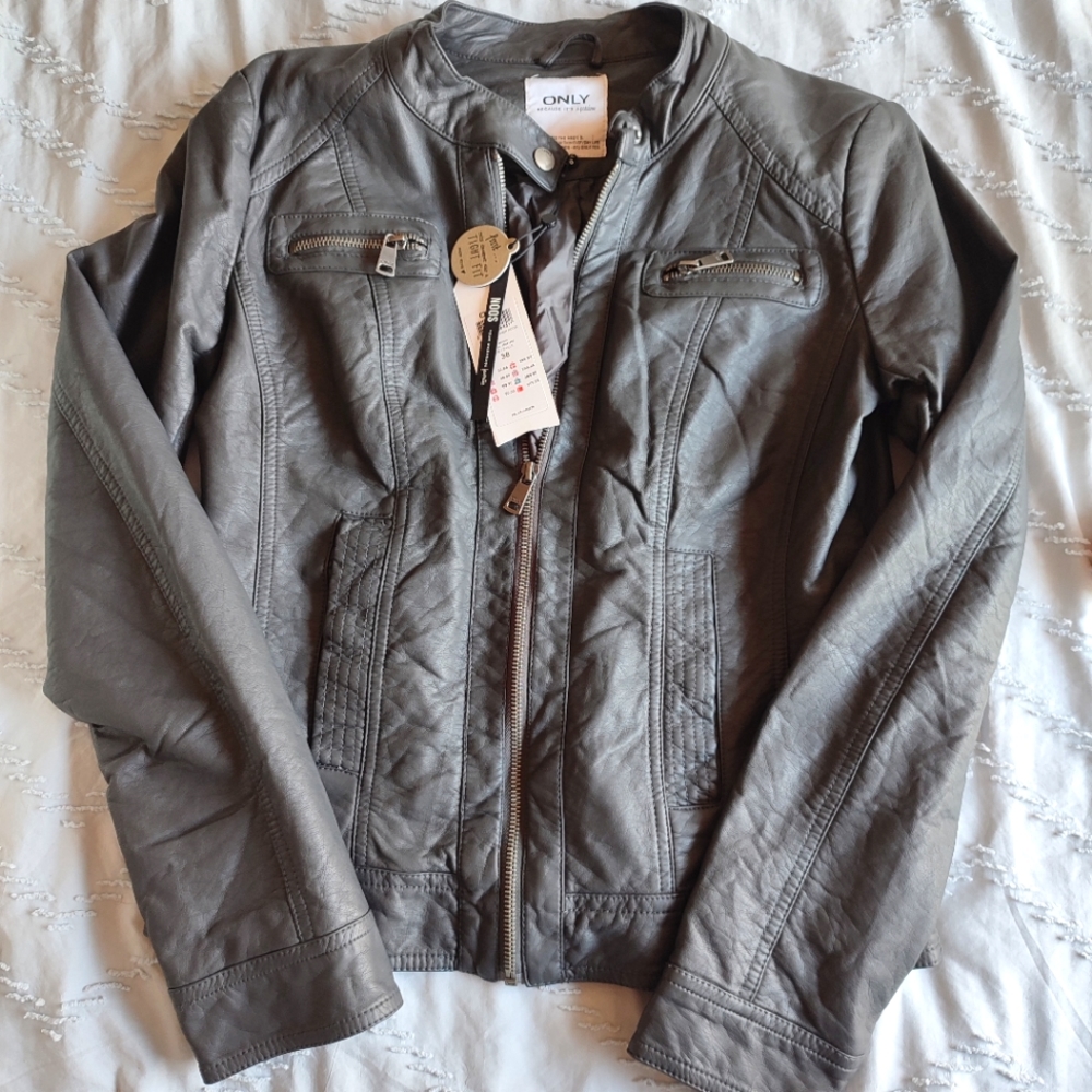 New leather jacket